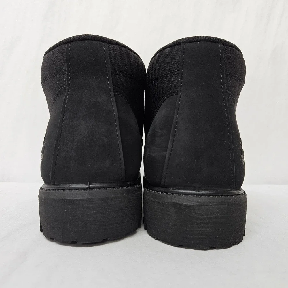 Timberland Heritage Mid Lace Chukka Boot TB0A431HW05 Black Nubuck Men's Size 8.5